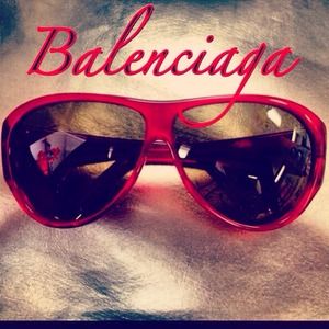 Brand new authentic RED Balenciaga Sunglasses! Brand new authentic RED Balenciaga Sunglasses!