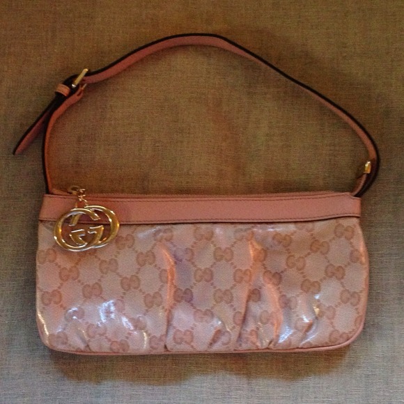 Gucci Handbags - { HP🌸 GUCCI Pouchette } Crystal Gloss AUTH 2 Gucci Handbags - { HP🌸 GUCCI Pouchette } Crystal Gloss AUTH 2