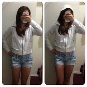F21 detachable hood jacket F21 detachable hood jacket