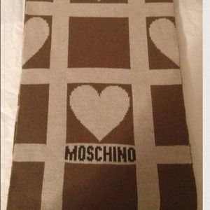 Moschino Heart Scarf Authentic Tan Moschino Heart Scarf Authentic Tan