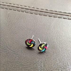 ⭕️LAST ONE! Tiny Colorful Pinwheel Stud Earrings ⭕️LAST ONE! Tiny Colorful Pinwheel Stud Earrings