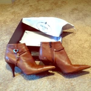 Prada boot from Antique Calf collection. Prada boot from Antique Calf collection.