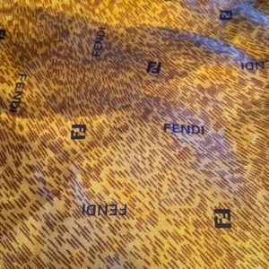 Black an gold FENDI scarf vintage Black an gold FENDI scarf vintage