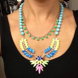 Neon Statement Necklace Neon Statement Necklace