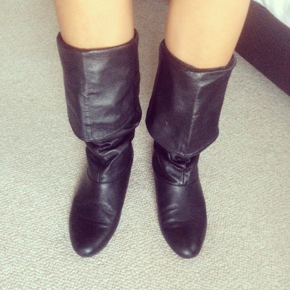 Chinese Laundry Boots - Chinese Laundry over the knee leather boots 2 Chinese Laundry Boots - Chinese Laundry over the knee leather boots 2