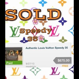 Authentic Louis Vuitton speedy 35 Authentic Louis Vuitton speedy 35