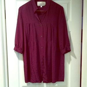 Maroon dress shirt or even a dress with belt! Maroon dress shirt or even a dress with belt!