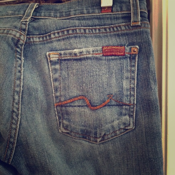 7 for all Mankind Denim - Seven 7 For All Mankind Boot Cut Jeans 26 7 for all Mankind Denim - Seven 7 For All Mankind Boot Cut Jeans 26