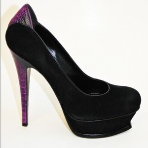 Yves Saint Laurent Shoes - Ysl black tribute ostrich pump Yves Saint Laurent Shoes - Ysl black tribute ostrich pump