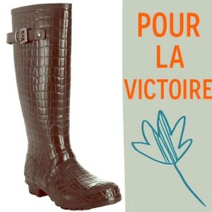 NWOT Pour la Victoire Croc Rain Boots NWOT Pour la Victoire Croc Rain Boots