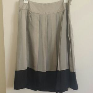 Express Silk color block high waist skirt Express Silk color block high waist skirt