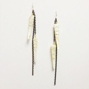 Shell spike earrings! Shell spike earrings!