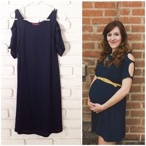 Anthropologie navy blue dress Anthropologie navy blue dress