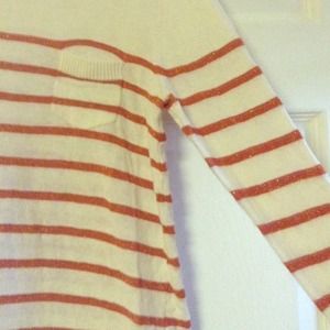Forever 21 Sweaters - 🎉Host Pick 12/28🎉Orange and cream stripe sweater Forever 21 Sweaters - 🎉Host Pick 12/28🎉Orange and cream stripe sweater