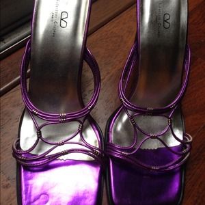 NWOB VALENTINO COUPEAU PARIS Purple Slides ~ Sz 40 NWOB VALENTINO COUPEAU PARIS Purple Slides ~ Sz 40