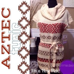 ❌BUNDLED❌2x HP! Aztec tribal sweater tunic ❌BUNDLED❌2x HP! Aztec tribal sweater tunic
