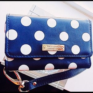 Kate spade polka dot wallet/phone holder Kate spade polka dot wallet/phone holder