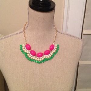 Bundled bauble crystal gem necklace gold chain Bundled bauble crystal gem necklace gold chain