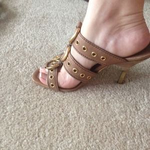 Shoes - MIU MIU Taupe Heels- REDUCED REDUCED!!! Shoes - MIU MIU Taupe Heels- REDUCED REDUCED!!!