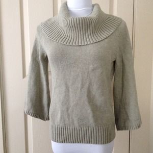 Sweaters - Sage Green Sweater with 3/4 Sleeves Sweaters - Sage Green Sweater with 3/4 Sleeves