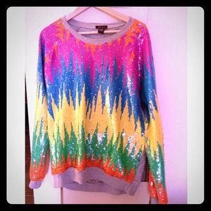 Trend sequin Colorfull sweater Trend sequin Colorfull sweater