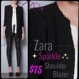 āļHOST PICKļā ā” Zara Sparkled Shoulder Blazer āļHOST PICKļā ā” Zara Sparkled Shoulder Blazer