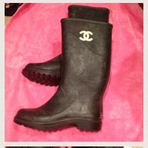 Chanel Rain Boot (Authentic) Chanel Rain Boot (Authentic)
