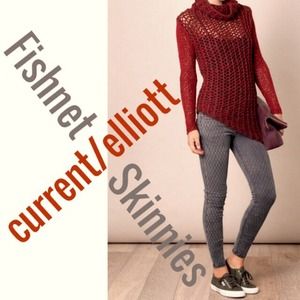 Current/Elliott "Fishnet" Skinnies Current/Elliott "Fishnet" Skinnies