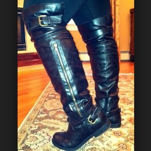 Madden over the knee boots! Black Madden over the knee boots! Black