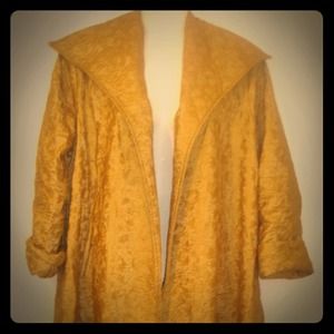 60's Space Age Golden Vinyl Coat 60's Space Age Golden Vinyl Coat