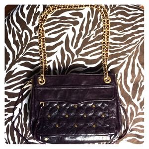 Rebecca Minkoff Quilted Swing Leather Bag. Rebecca Minkoff Quilted Swing Leather Bag.