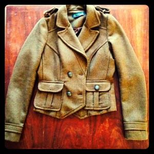 ⚡️FLASH SALE⚡️DARK BROWN WOOL JACKET BY ZARA. ⚡️FLASH SALE⚡️DARK BROWN WOOL JACKET BY ZARA.