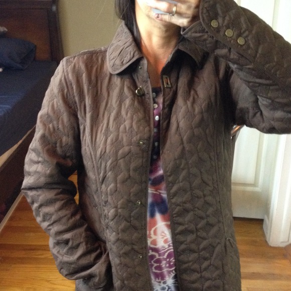 Carole little Outerwear - CAROLE LITTLE brown quilted coat 3 Carole little Outerwear - CAROLE LITTLE brown quilted coat 3