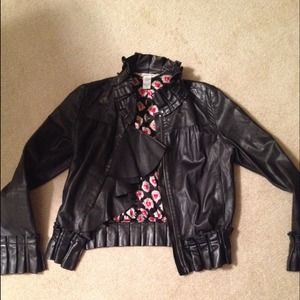 Diane vonFurstenburg 100% leather coat Diane vonFurstenburg 100% leather coat