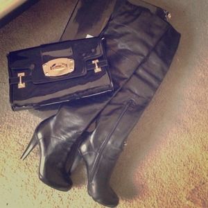 S O L D ❤️ VS Black Knee High Boots S O L D ❤️ VS Black Knee High Boots
