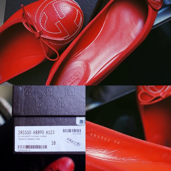 Gucci Shoes - Red Gucci Ballet Flats 4 Gucci Shoes - Red Gucci Ballet Flats 4