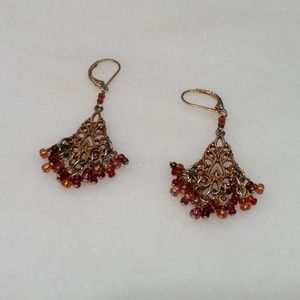 Gorgeous multicolor chandelier earrings. Gorgeous multicolor chandelier earrings.