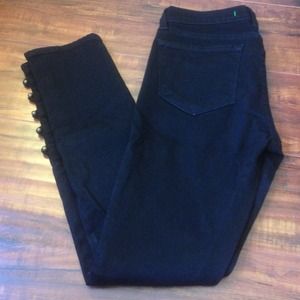 J Brand skinny jeans w gold buttons J Brand skinny jeans w gold buttons