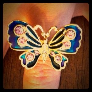 Pretty Betsey Johnson Butterfly ring Pretty Betsey Johnson Butterfly ring