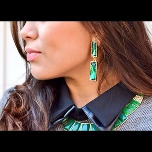 Jewelry - Baguette cut emerald earrings Jewelry - Baguette cut emerald earrings