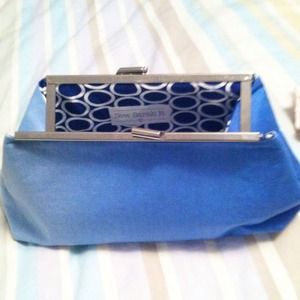 Clutches & Wallets - SALE! blue ombre party clutch w/ pretty lining! Clutches & Wallets - SALE! blue ombre party clutch w/ pretty lining!