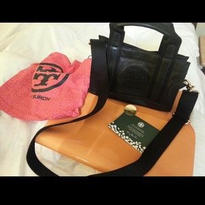 Authentic-Leather Tiny Tory Burch Tote crossbody Authentic-Leather Tiny Tory Burch Tote crossbody