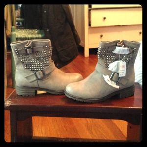Via Pinky studded boots size 8.5! New in box! Via Pinky studded boots size 8.5! New in box!