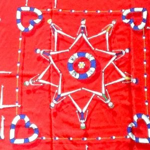Moschino square silk scarf. Nautical theme. Moschino square silk scarf. Nautical theme.