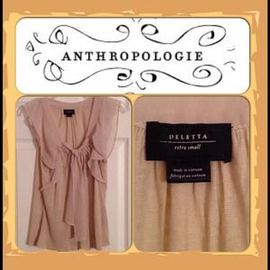 ANTHROPOLOGIE ruffle blouse -Deletta Host Pick ANTHROPOLOGIE ruffle blouse -Deletta Host Pick