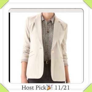 HPElizabeth and James Leather Trim Blazer, 6 HPElizabeth and James Leather Trim Blazer, 6