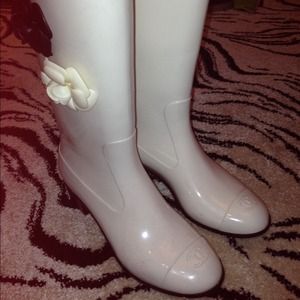 Authentic Chanel Rain Boots! Authentic Chanel Rain Boots!