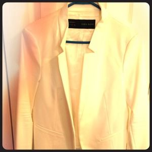 White Studded Zara Blazer White Studded Zara Blazer