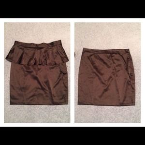 Black Removable Peplum Ruffle Skirt Black Removable Peplum Ruffle Skirt
