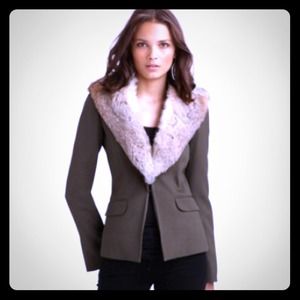 Elizabeth and James REAL rabbit fur lined blazer! Elizabeth and James REAL rabbit fur lined blazer!